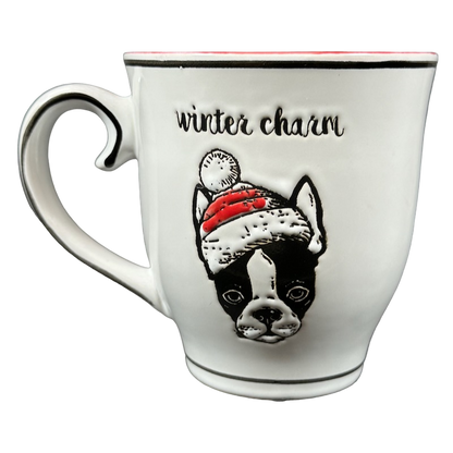 Winter Charm Boston Terrier Christmas Mug Spectrum Designz