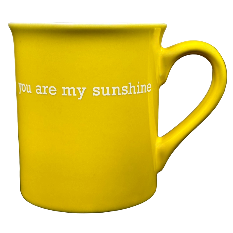 You Are My Sunshine Yellow Mug With White Interior THL
