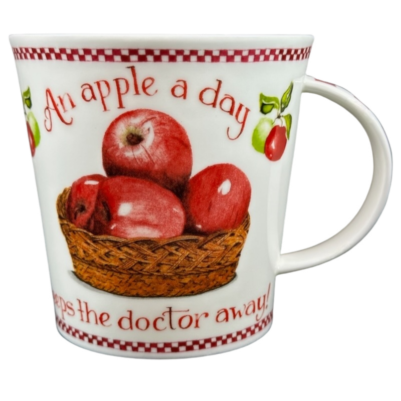 The Apple Farm San Luis Obispo An Apple A Day Keeps The Doctor Away Mug Susan Branch