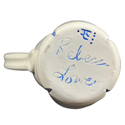 Rebecca Lowery Embossed Button Pottery Mug