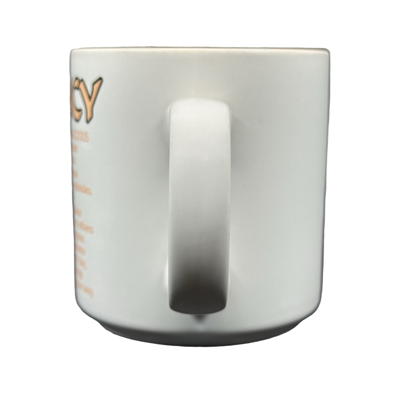 NANCY Poetry Name Peach Interior Mug Papel