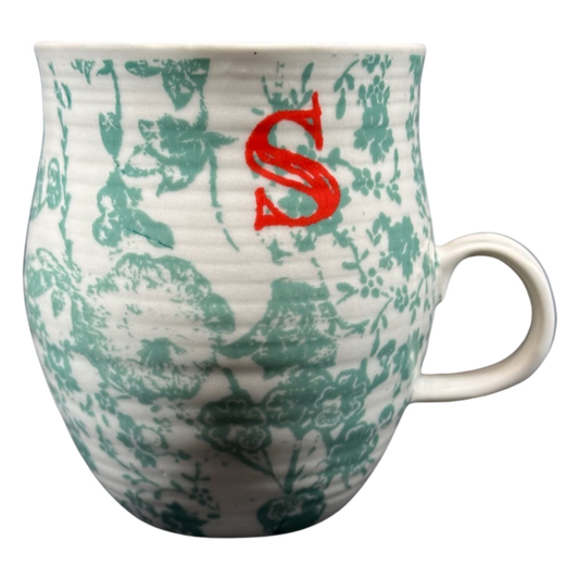 Homegrown Letter "s" Monogram Initial Mug Anthropologie