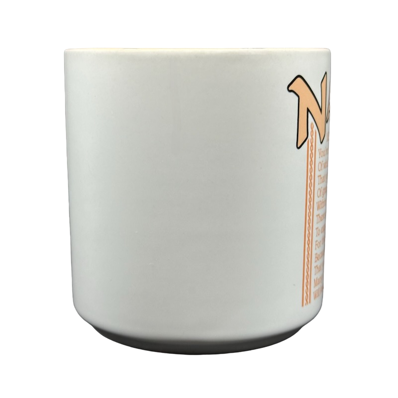 NANCY Poetry Name Peach Interior Mug Papel