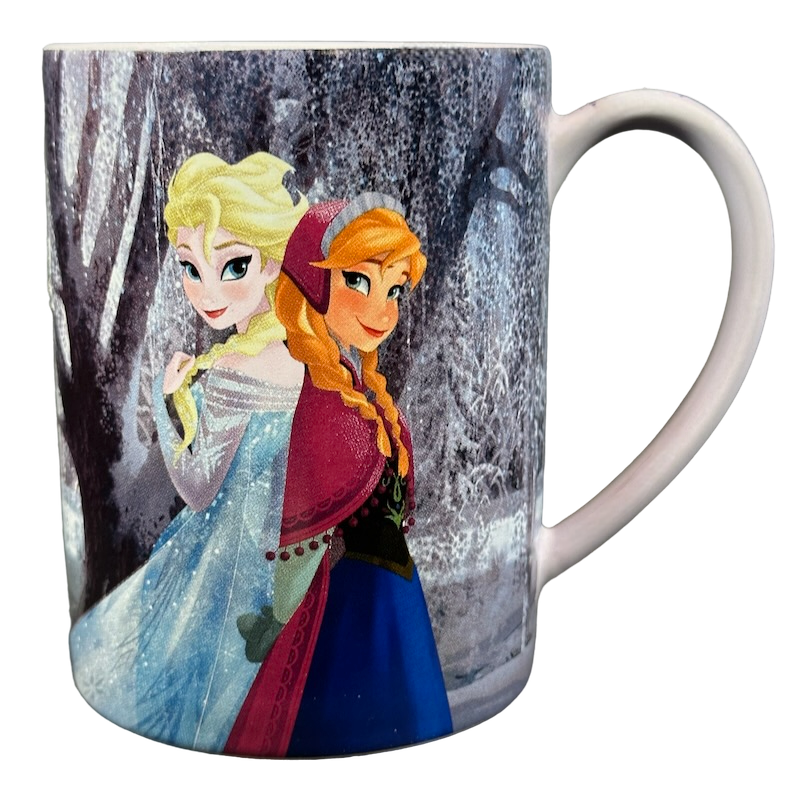 Frozen Elsa Anna Olaf Snowflakes Mug Disney Parks