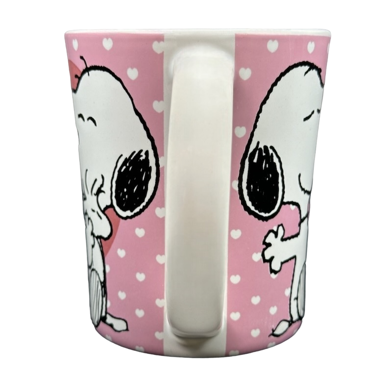 Snoopy Hugging Woodstock Hearts Mug Gibson