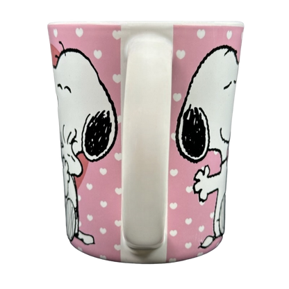 Snoopy Hugging Woodstock Hearts Mug Gibson