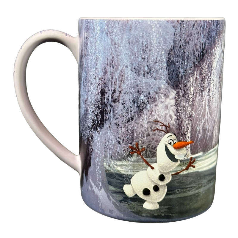 Frozen Elsa Anna Olaf Snowflakes Mug Disney Parks – Mug Barista