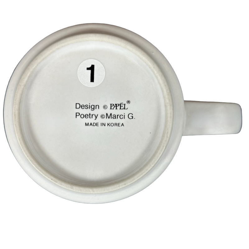 JOAN Poetry Name Light Blue Interior Mug Papel