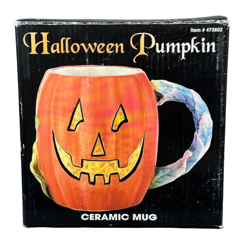 Halloween Pumpkin Susan Winget 3D Figural Mug Certified International