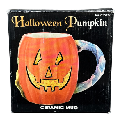 Halloween Pumpkin Susan Winget 3D Figural Mug Certified International