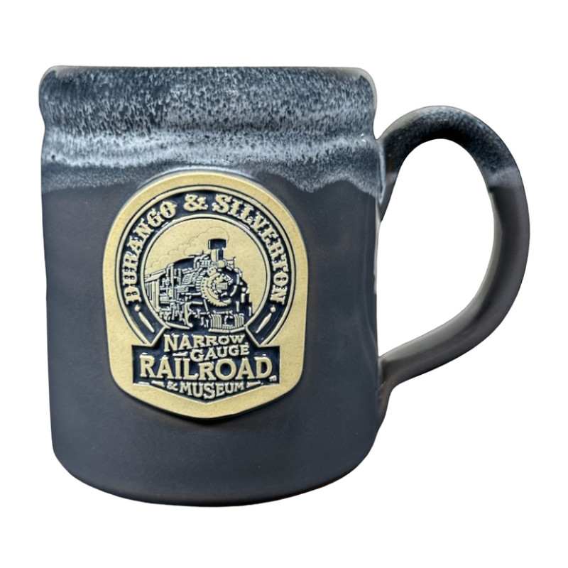 Durango & Silverton Narrow Gauge Railroad Museum Mug 2013 Deneen Pottery