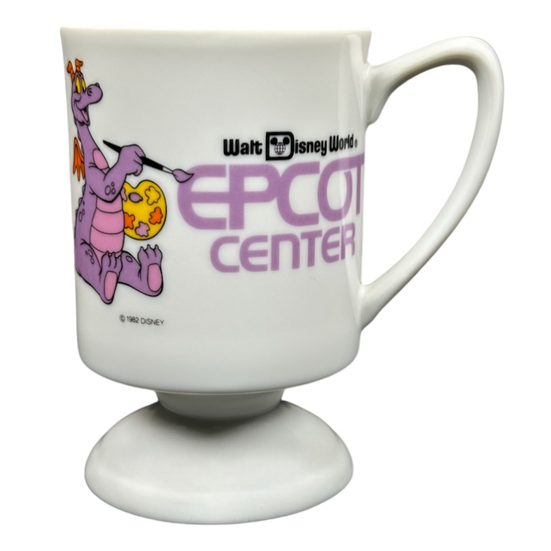 Walt Disney World Epcot Center Figment Dragon Pedestal Mug Disney