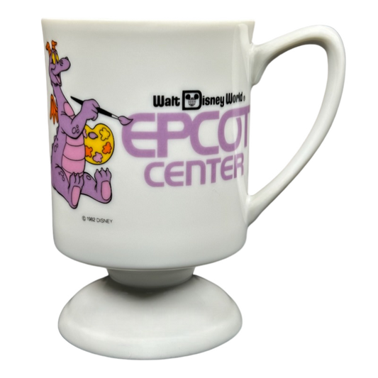 Walt Disney World Epcot Center Figment Dragon Pedestal Mug Disney