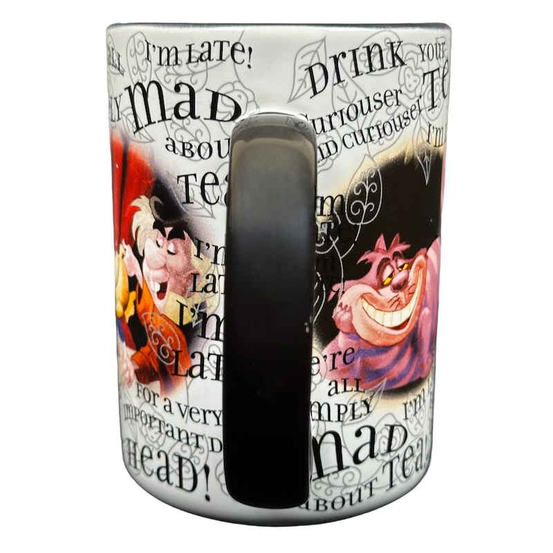 Alice In Wonderland We're All Simply Mad About Tea I'm Late For A Very Important Date Quotes Mug Disney Parks
