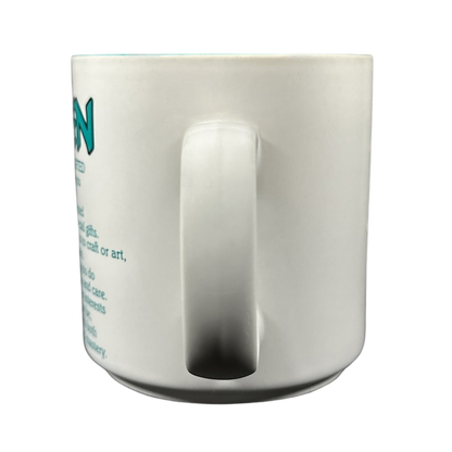 JOHN Poetry Name Turquoise Interior Mug Papel