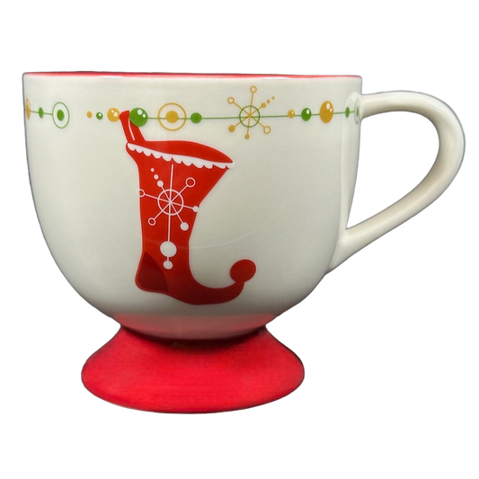 Christmas Stocking 12oz Pedestal Mug Holiday 2006 Starbucks