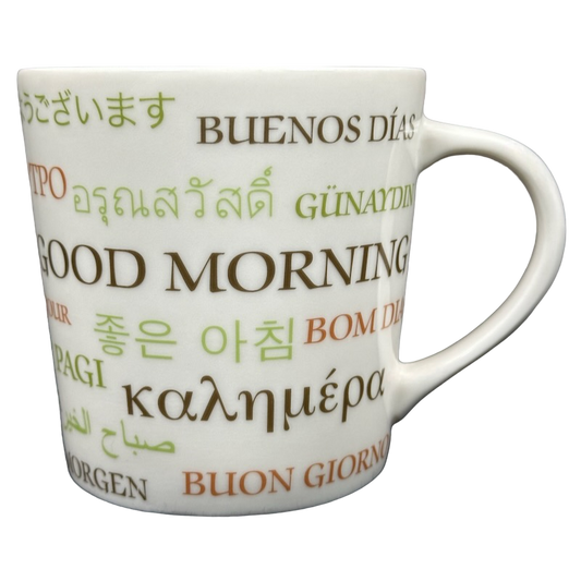 Good Morning Multiple Languages 16oz Mug 2006 Starbucks