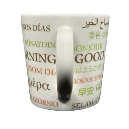 Good Morning Multiple Languages 16oz Mug 2006 Starbucks