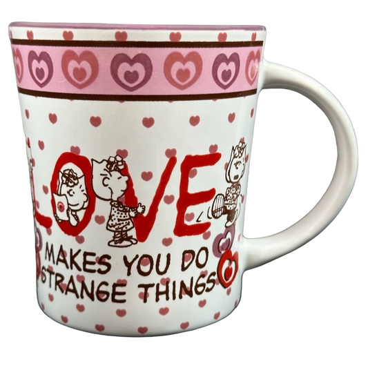 Sally Love Makes You Do Strange Things Hearts Mug Gibson