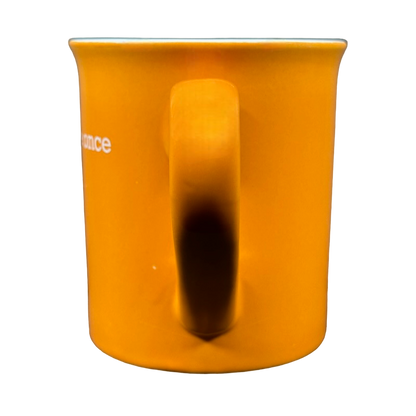 You Only Live Once Orange Mug With White Interior And Orange Sun Inside THL