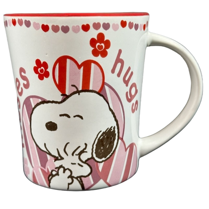 Snoopy Hugging Woodstock Kisses And Hugs Mug Gibson