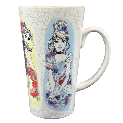 Cinderella Belle Ariel Aurora Princesses Tall Mug Disney