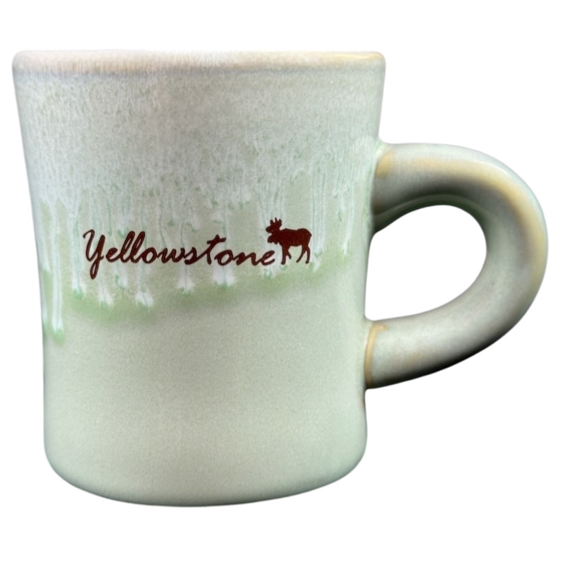 Yellowstone Drip Glaze Green Diner Mug