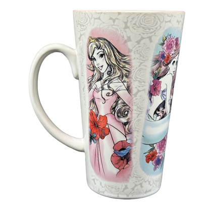 Cinderella Belle Ariel Aurora Princesses Tall Mug Disney