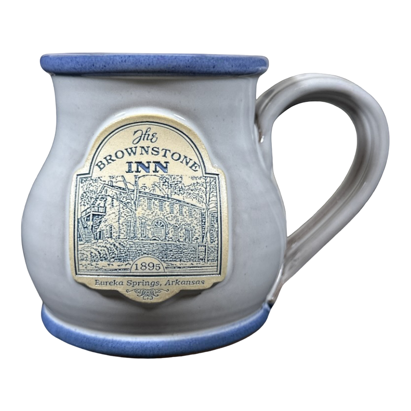 The Brownstone Inn Eureka Springs Arkansas Mug Deneen Pottery