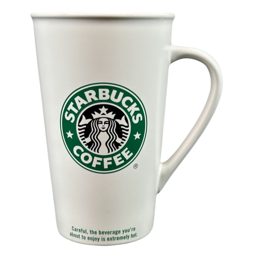 Grande Siren With Rolled Rim Tall White 16oz Mug 2005 Starbucks