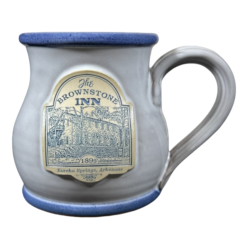 The Brownstone Inn Eureka Springs Arkansas Mug Deneen Pottery