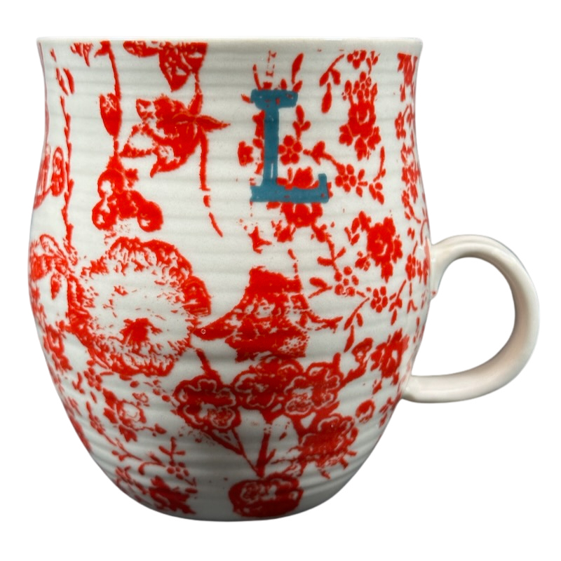 Homegrown Letter "L" Monogram Initial Mug Anthropologie