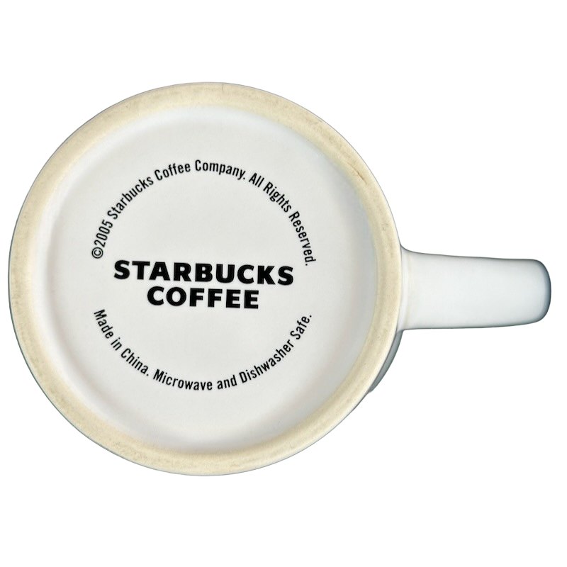 Grande Siren With Rolled Rim Tall White 16oz Mug 2005 Starbucks