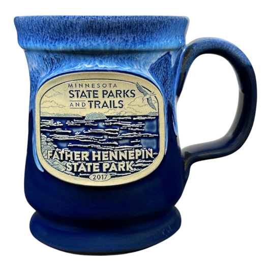 Minnesota State Parks And Trails Father Hennepin State Park Limited Edition Mug 2016 Deneen Pottery