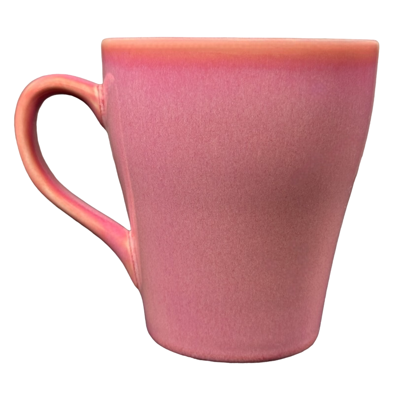 Etched Heart Pink 15oz Mug 2006 Starbucks
