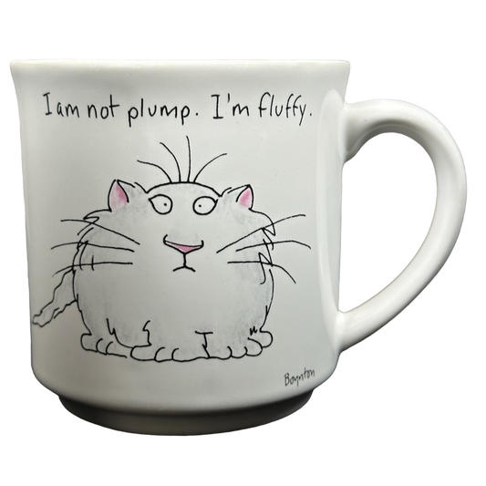 I am Not Plump I'm Fluffy Sandra Boynton Mug Recycled Paper Products