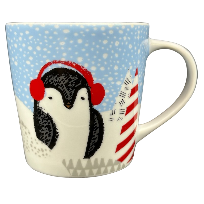 Penguin Wearing Earmuffs 8oz Mug 2016 Starbucks