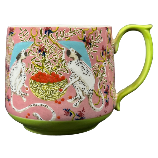 Paige Gemmel Eastern Animal Monkeys And Raspberries Mug Anthropologie