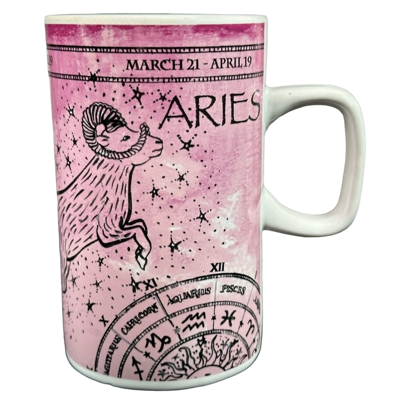 Aries Tall Zodiac Mug Fisher