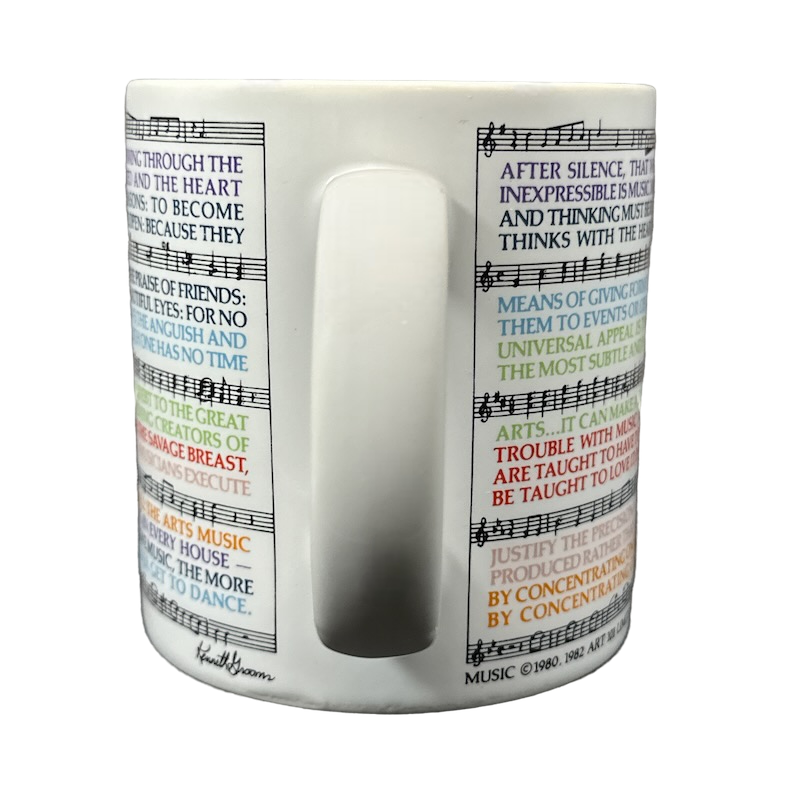 Music Quotes Kenneth Grooms Mug The Toscany Collection