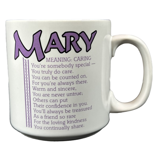 MARY Poetry Name Lavender Interior Mug Papel