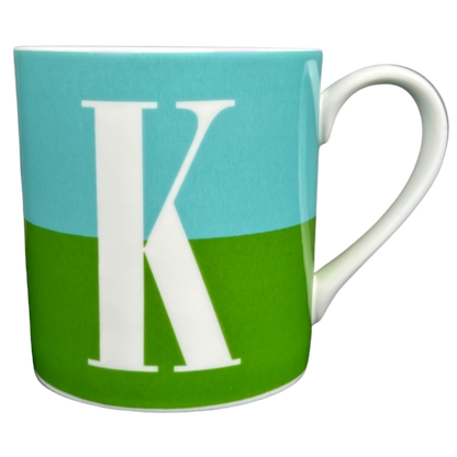 Kate Spade What's In A Name Letter "K" Monogram Initial Mug Lenox