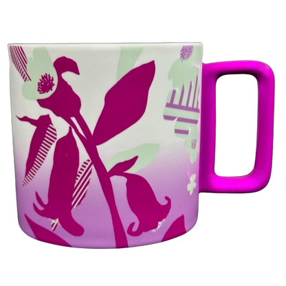 Purple Pink Fuchsia Floral 12oz Mug 2022 Starbucks