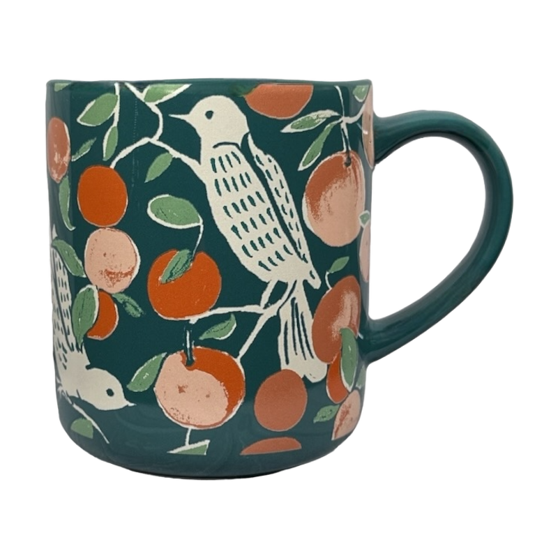 Wild & Free Birds And Peaches Mug Opal House