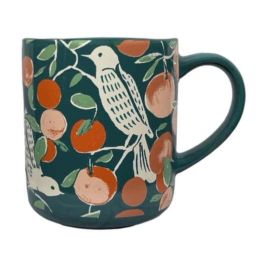 Wild & Free Birds And Peaches Mug Opal House