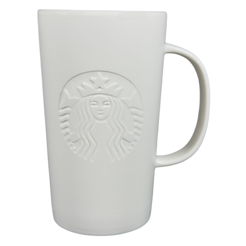 Etched Siren White 16oz Mug 2014 Starbucks