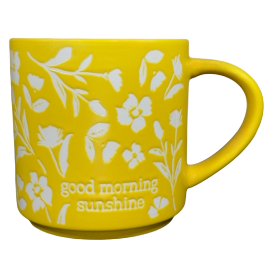 Good Morning Sunshine Etched Floral Mug Threshold