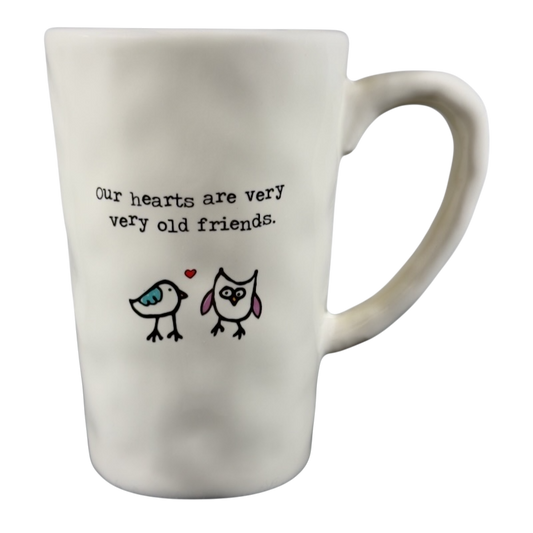 Our Hearts Are Very Very Old Friends Birds Mug Natural Life