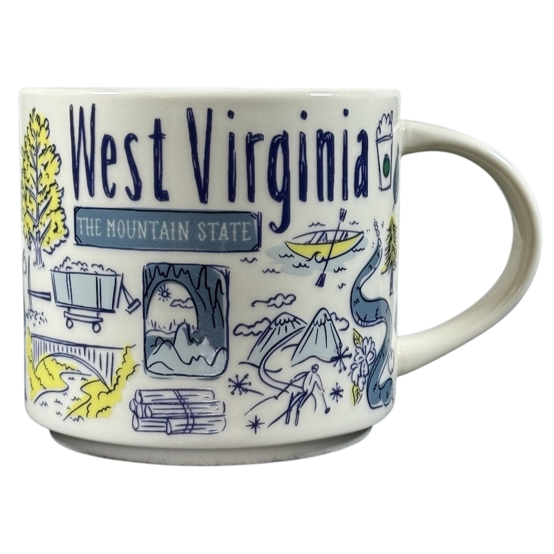 Been There Series Across The Globe Collection West Virginia 14oz Mug 2019 Starbucks
