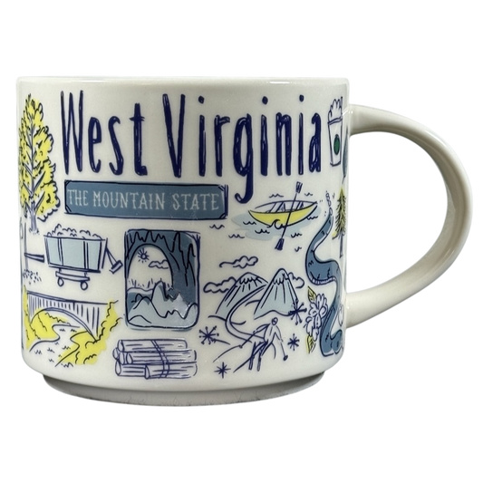 Been There Series Across The Globe Collection West Virginia 14oz Mug 2019 Starbucks